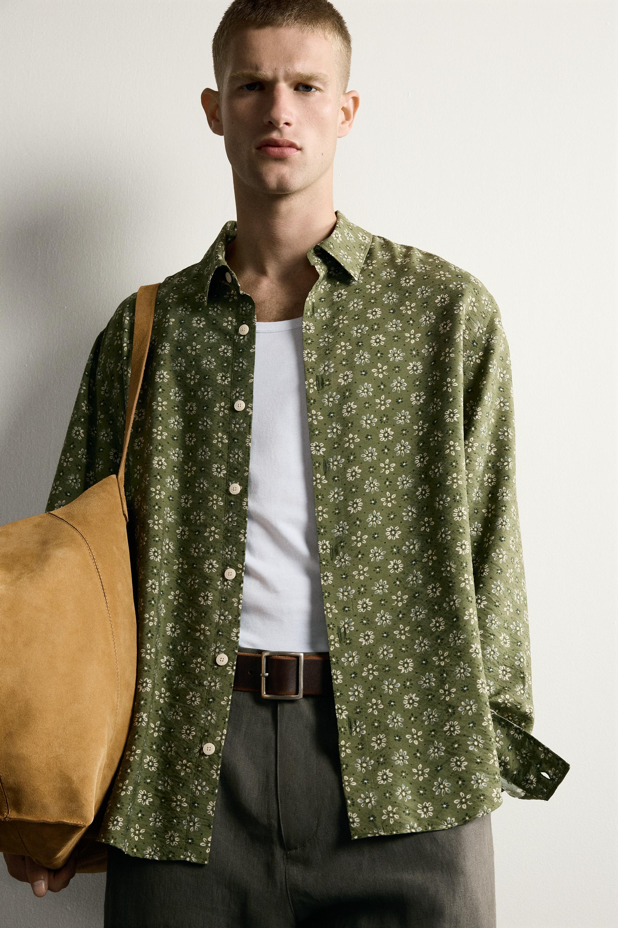 CHEMISE FLUIDE À IMPRIMÉ FLEURI